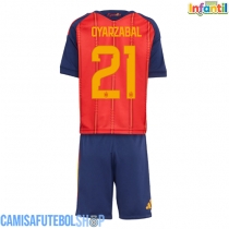Camisa de time de futebol Espanha Mikel Oyarzabal #21 Replicas 1º Equipamento Infantil Mundo 2026 Manga Curta (+ Calças curtas)